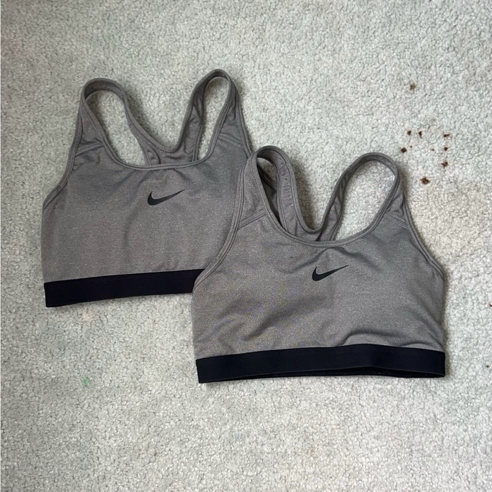 Two Gray Sports Bras
